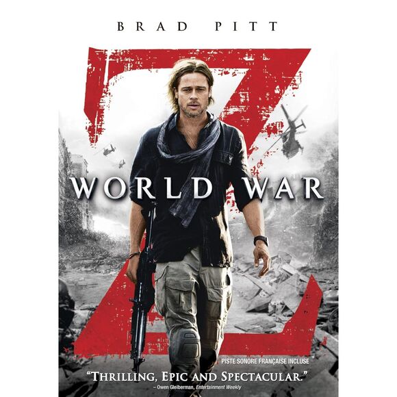 World War Z Brad Pitt Trilling, Epic, & Spectacular Paramount DVD, 2013 - Picture 1 of 1